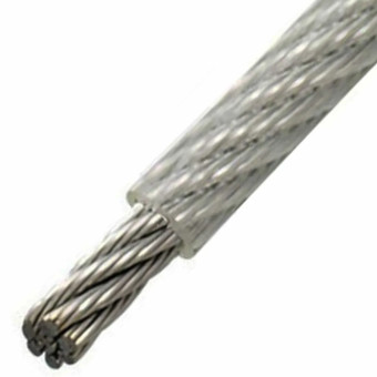 Рекомендуем купить Трос ART 814593 (DIN 3055) Ø 3мм/4мм в ПВХ оплетке, конструкция 7х7, нерж. сталь А4