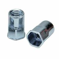 Рекомендуем купить Заклепка М6x15.5 полушестигранная с внутренней резьбой и уменьшенным бортом, оц. сталь