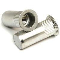 Купить заклепка m4x17.5 закрытая с внутренней резьбой и потайным бортиком, с насечками, нерж. сталь а2 оптом | ПРОТОРГ