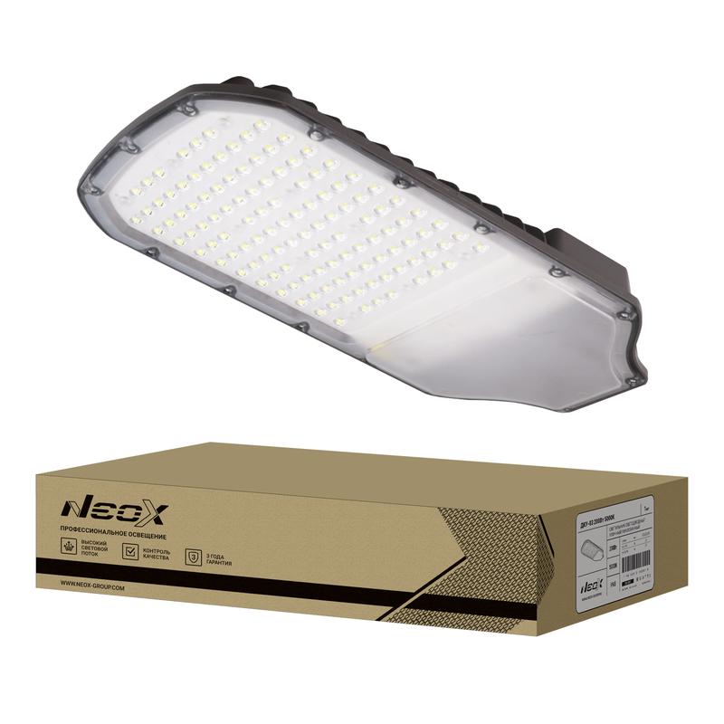 Рекомендуем купить Светильник уличный светодиодный ДКУ-03 200Вт 230В 5000К 26000лм 140лм/Вт линзованный IP65 NEOX 4690612042831