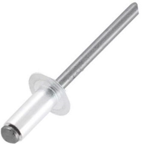 Рекомендуем купить Заклепка вытяжная открытая 4x12 со стандартным бортом, алюминий / сталь