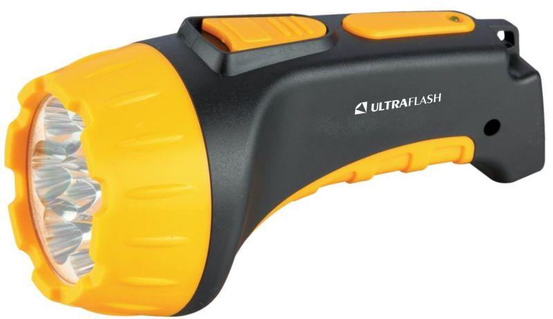 Рекомендуем купить Фонарь аккумуляторный LED3807 7LED 2 режима аккум. SLA 220В пластик. черн./желт. (кор.) Ultraflash 9216