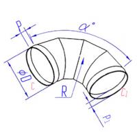 Купить отвод круглого сечения 90 градусов оптом | ПРОТОРГ