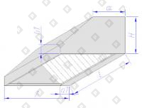 Зонт вытяжной пристенный тип 2 - №1