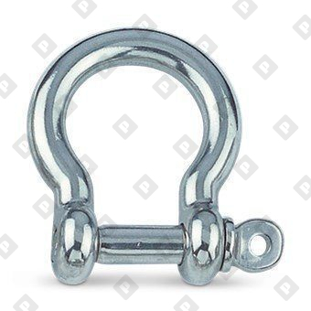 Скоба такелажная омегообразная ART 8260 Ø22 мм, нерж. сталь А4 - №3
