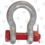 Скоба такелажная омегообразная G-2130 17 т с гайкой и шплинтом, кл. пр. 8