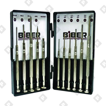 Набор отверток Biber 85566 для точных работ (11 шт.) - №1
