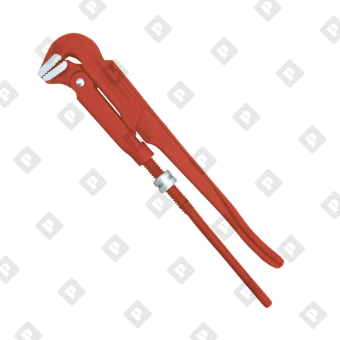 Ключ трубный Biber 90051 Профи CrV, 90 градусов 1" - №1