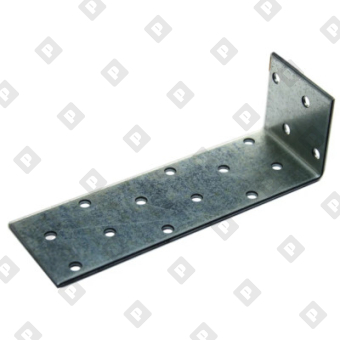 Уголок крепежный анкерный KUL 40x80x60x1.5 мм, оц. сталь - №1