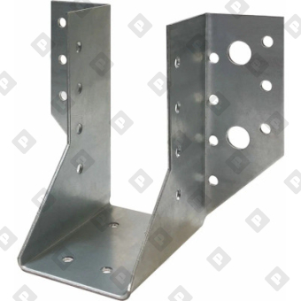 Опора бруса раскрытая OBR R 50х140х76x2 мм, оц. сталь - №1