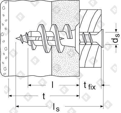 Дюбель fischer GK для гипсокартона - №2