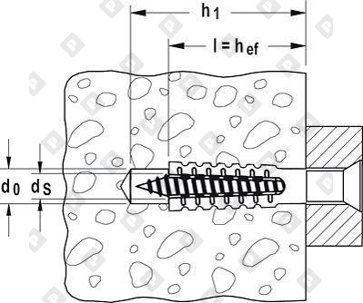 Металлический, распорный дюбель fischer FMD 8x38 - №2