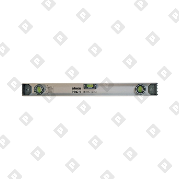 Уровень Biber 40302 Профи двутавровый ударопрочный 600 мм 3 глазка - №1