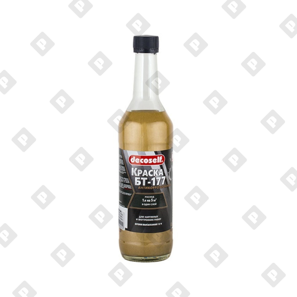 Краска БТ-177 Pufas Decoself золотистая (0,5 л) - №1