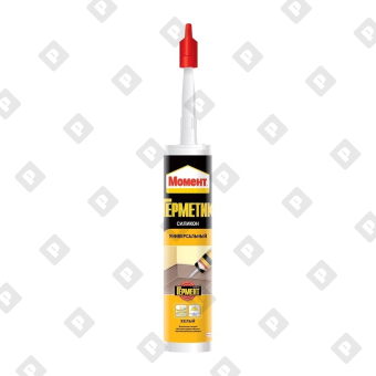 Герметик Момент Силиконовый Универсальный, прозрачный (280 мл) - №1