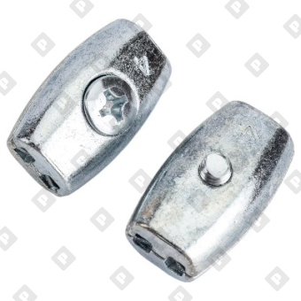 Зажим ART 814391 «Бочонок» для троса Ø6мм, нерж. сталь А4 - №3