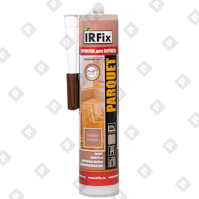 Герметик IRFix PARQUET акриловый для паркета "Темная вишня", 310 мл - №1