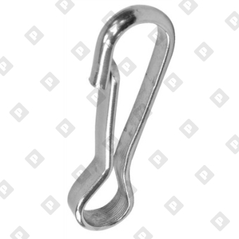 Карабин пружинный симплекс ART 814387 40 мм, нерж. сталь A2 - №1