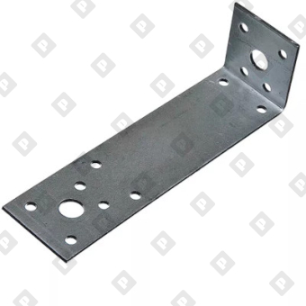 Крепежный уголок асимметричный KUAS 140x40x40x1.5 мм, оц. сталь - №1