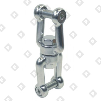 Вертлюг АРТ 8535 вилка-вилка со штифтом с внутренним шестигранником  10мм, нерж. сталь А4 - №1