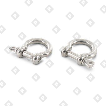 Скоба такелажная омегообразная ART 8260 Ø22 мм, нерж. сталь А4 - №1