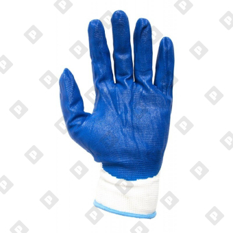Перчатки маслобензостойкие нитриловые на нейлоновой основе - №1