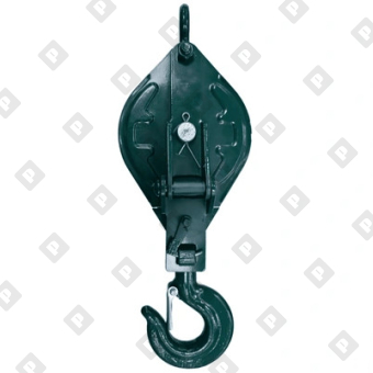 Блок двойной монтажный грузовой с крюком, г/п 5т - №1