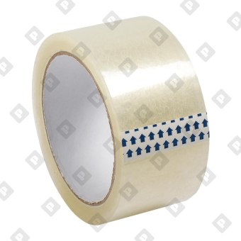 Скотч 48 мм прозрачный 40 мкм (120 м) - №1