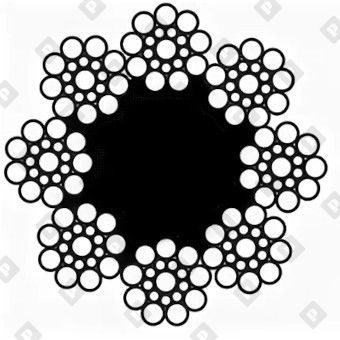 Канат лифтовый DIN 3062 Ø 8 мм, органический сердечник, ГЛ - №2