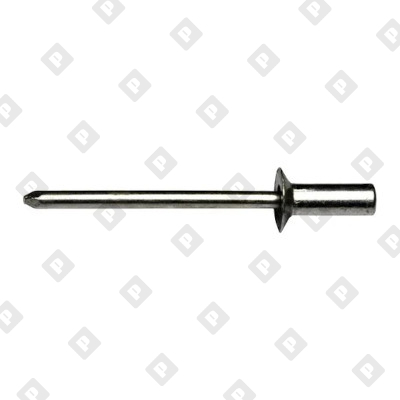 Заклепка вытяжная закрытая 4x11 с потайным бортом, алюминий / нерж. сталь  A2 - №1